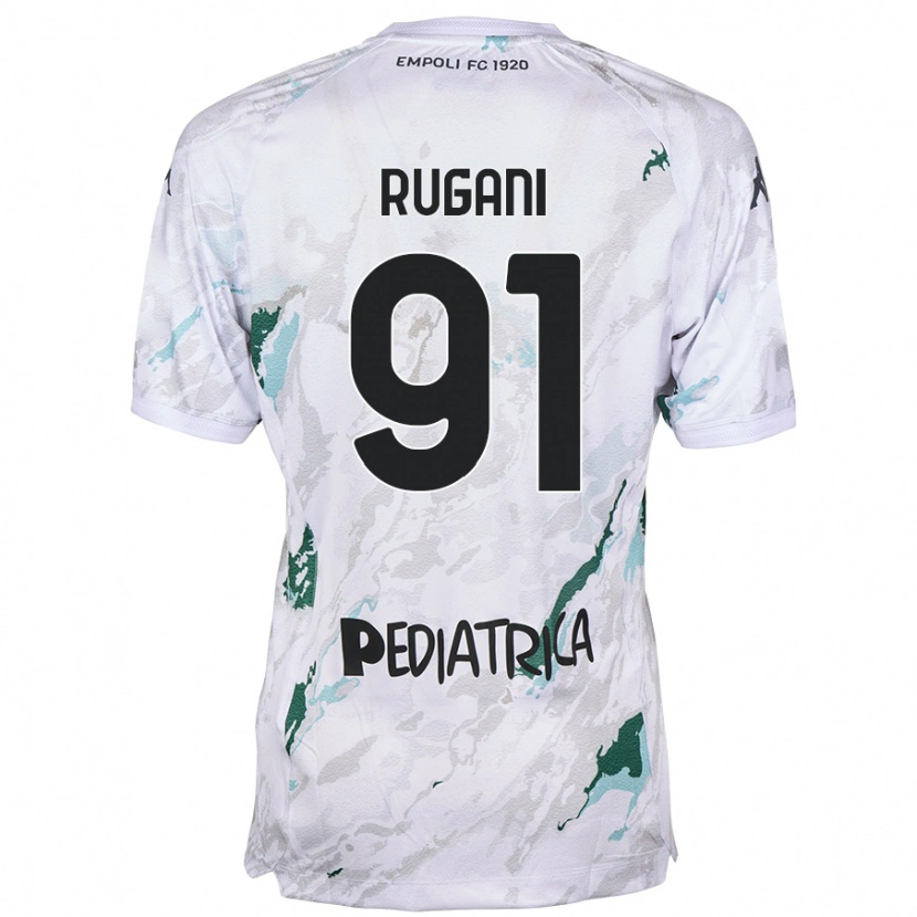 Danxen Kvinnor Tommaso Rugani #91 Grå Bortatröja Matchtröjor 2024/25 Tröjor T-Tröja