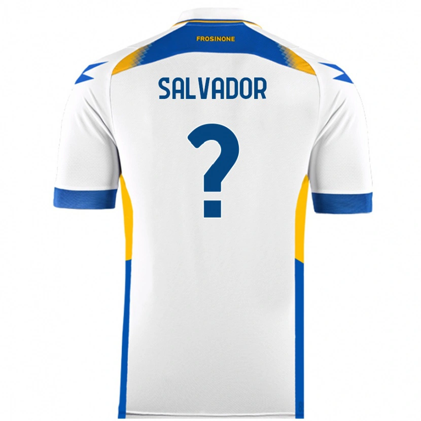 Danxen Kvinnor Edoardo Salvador #0 Vit Bortatröja Matchtröjor 2024/25 Tröjor T-Tröja