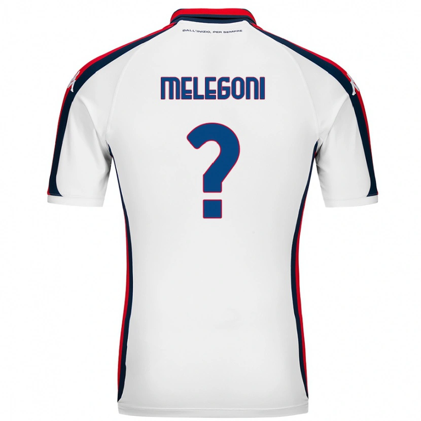 Danxen Kvinnor Filippo Melegoni #0 Vit Bortatröja Matchtröjor 2024/25 Tröjor T-Tröja