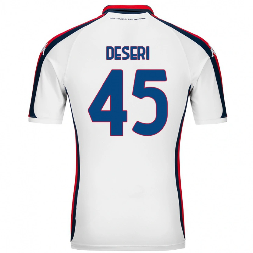 Danxen Kvinnor Gracien Deseri #45 Vit Bortatröja Matchtröjor 2024/25 Tröjor T-Tröja