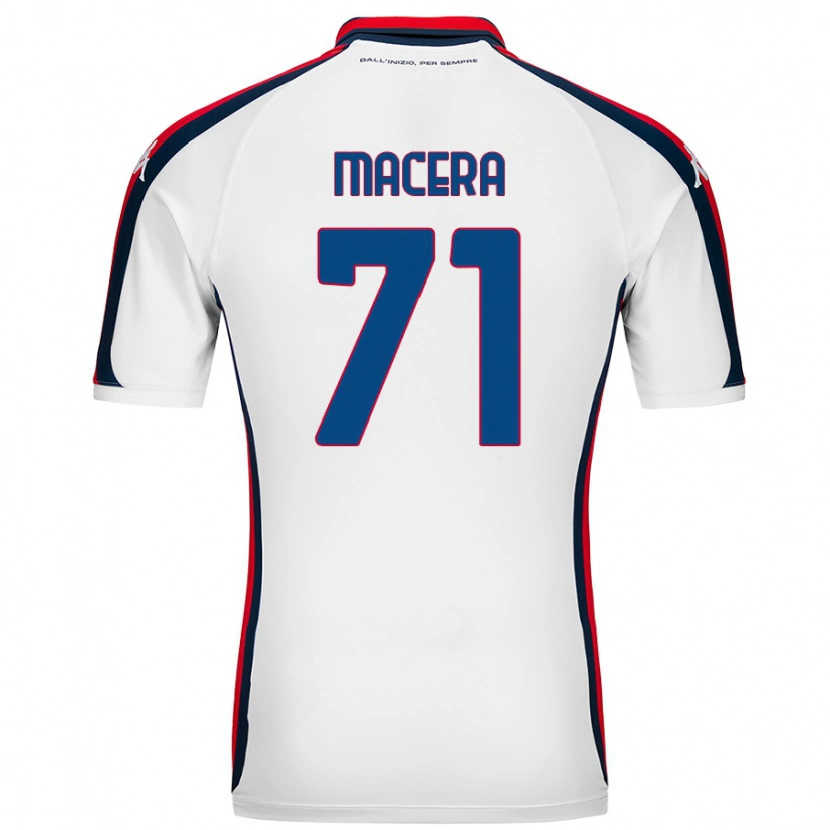 Danxen Kvinnor Matilde Macera #71 Vit Bortatröja Matchtröjor 2024/25 Tröjor T-Tröja