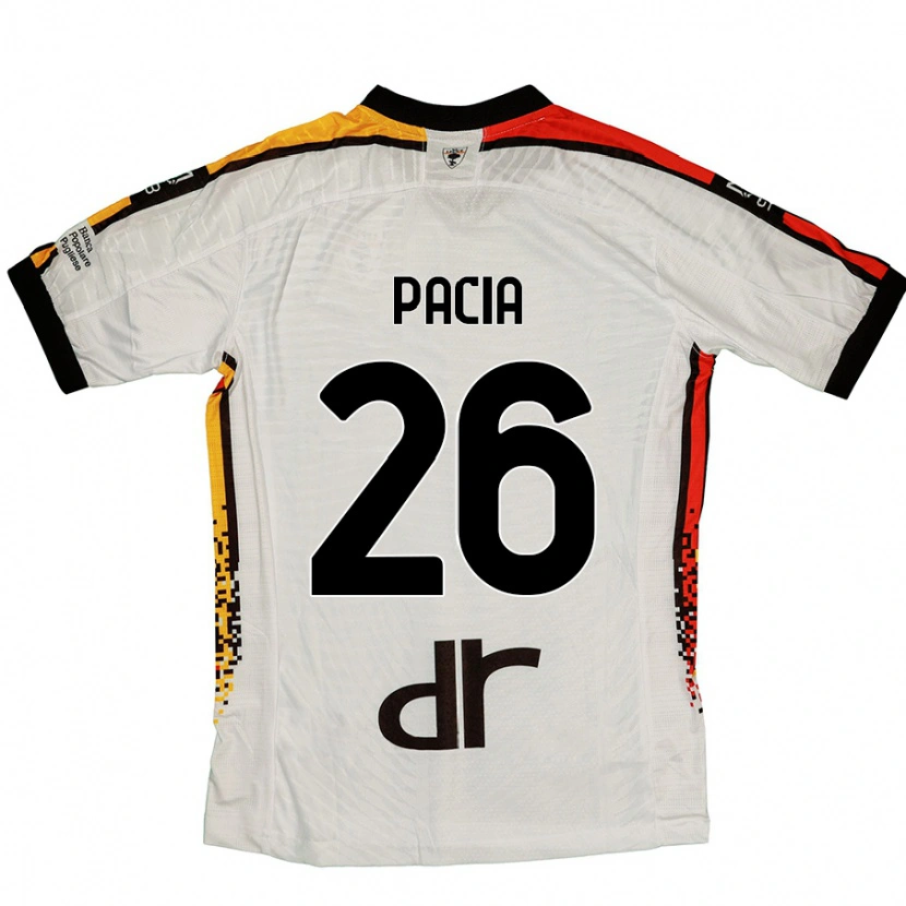 Danxen Kvinnor Fabiano Pacia #26 Vit Svart Bortatröja Matchtröjor 2024/25 Tröjor T-Tröja