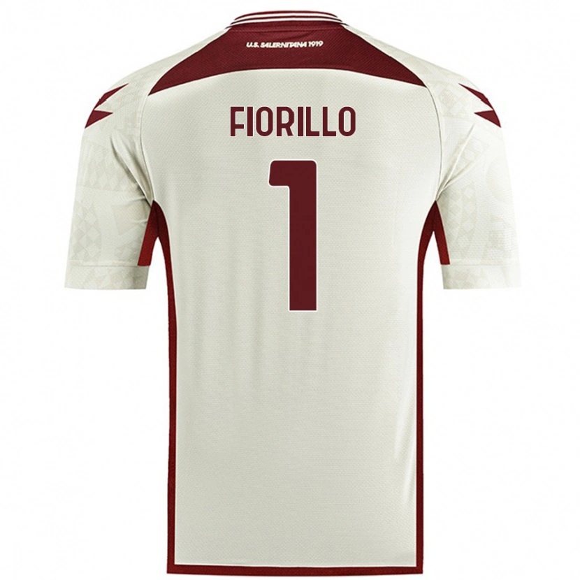 Danxen Kvinnor Vincenzo Fiorillo #1 Krämfärg Bortatröja Matchtröjor 2024/25 Tröjor T-Tröja