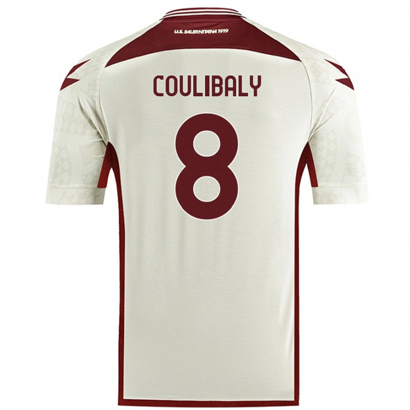 Danxen Kvinnor Mamadou Coulibaly #8 Krämfärg Bortatröja Matchtröjor 2024/25 Tröjor T-Tröja
