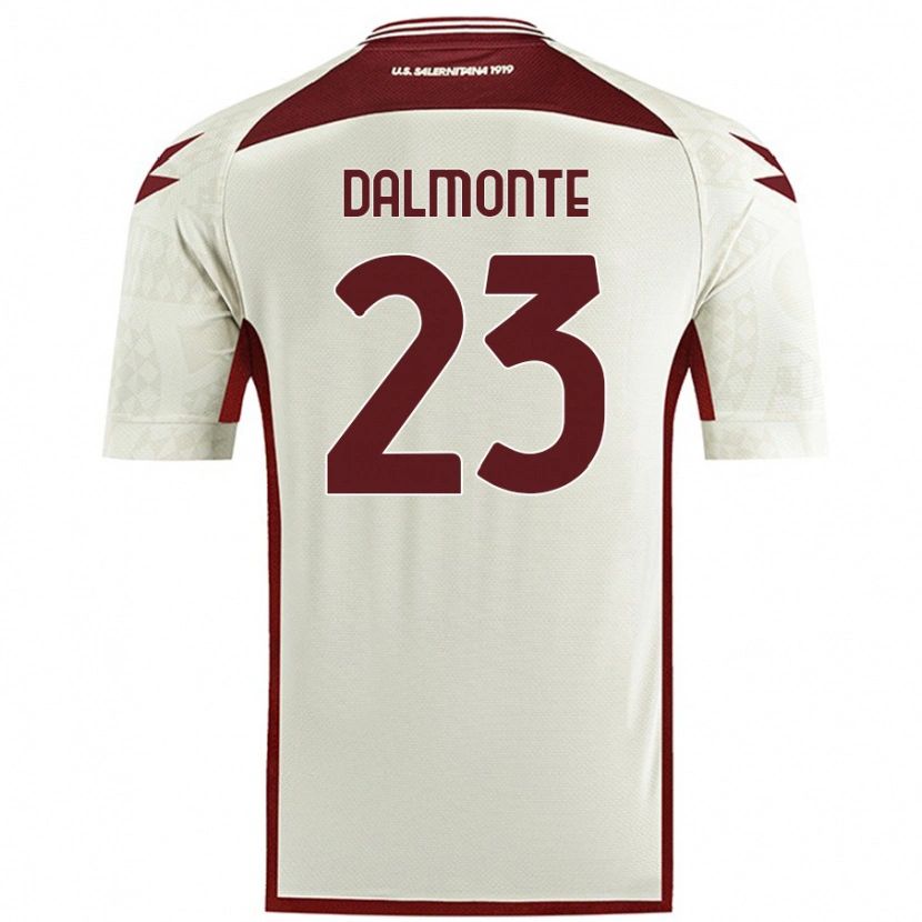 Danxen Kvinnor Nicola Dalmonte #23 Krämfärg Bortatröja Matchtröjor 2024/25 Tröjor T-Tröja