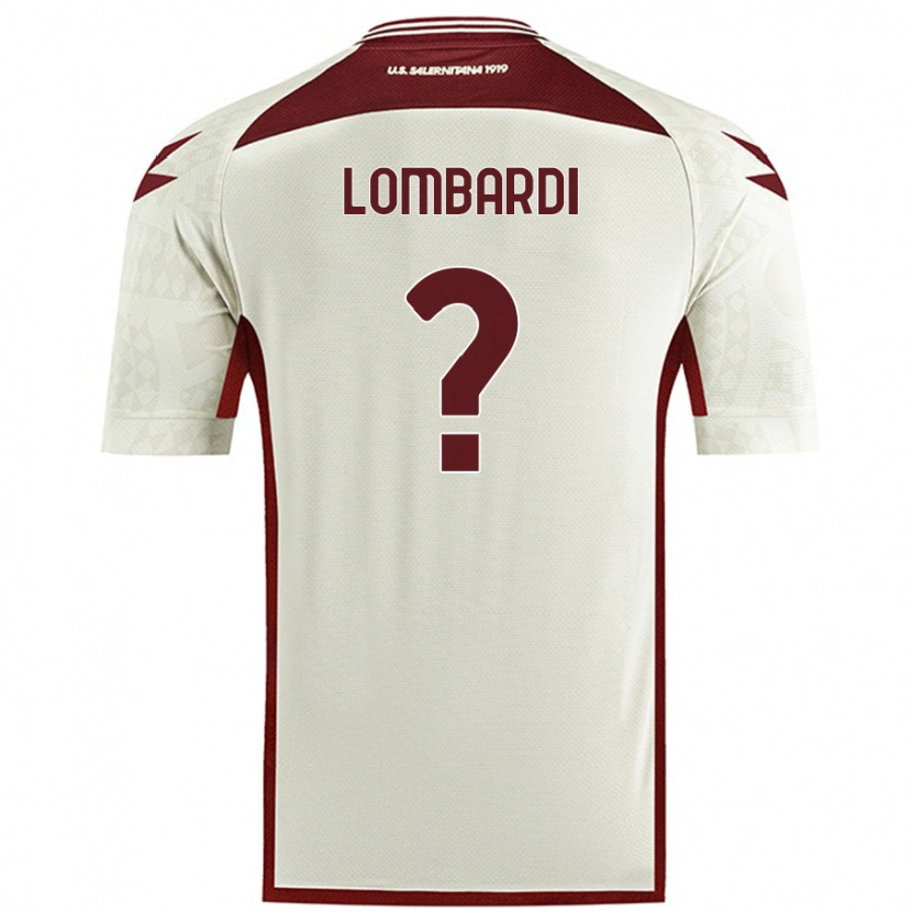 Danxen Kvinnor Lorenzo Lombardi #0 Krämfärg Bortatröja Matchtröjor 2024/25 Tröjor T-Tröja
