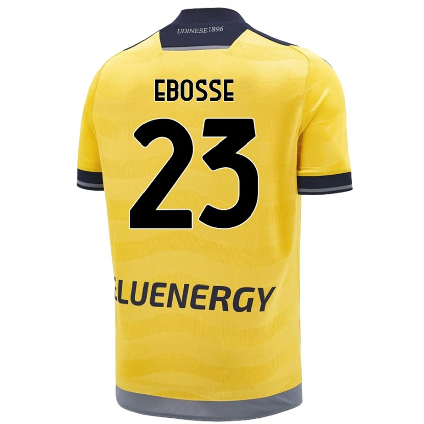 Danxen Kvinnor Enzo Ebosse #23 Gyllene Bortatröja Matchtröjor 2024/25 Tröjor T-Tröja