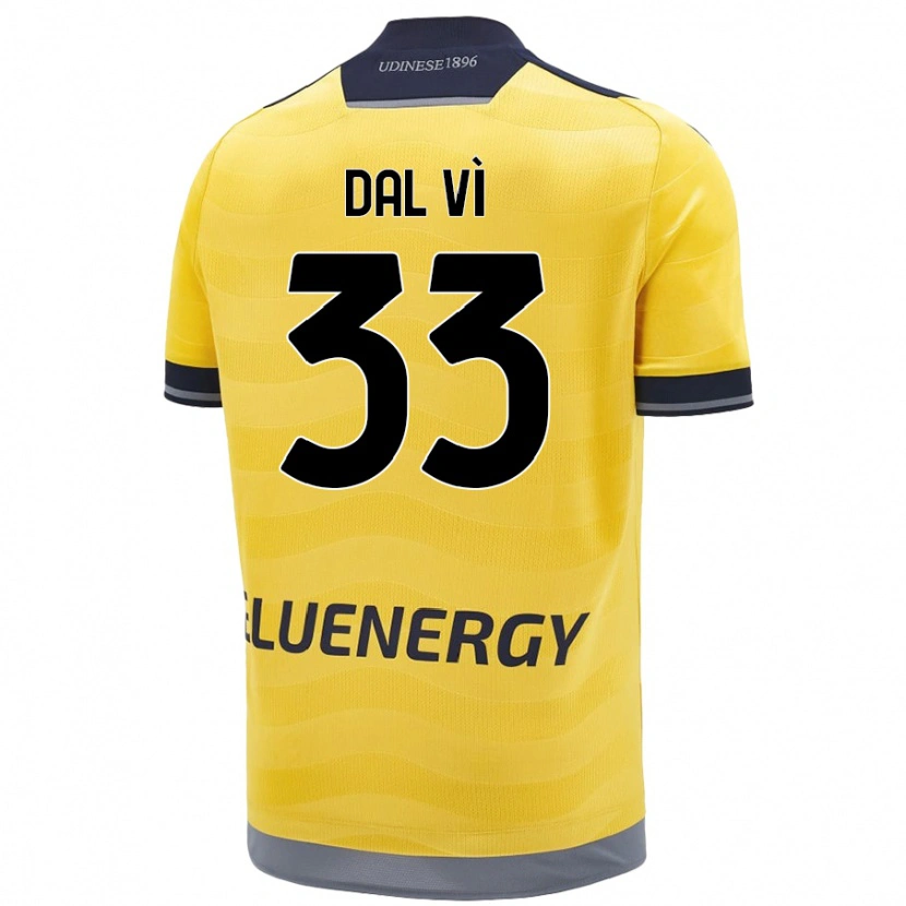 Danxen Kvinnor Matteo Dal Vì #33 Gyllene Bortatröja Matchtröjor 2024/25 Tröjor T-Tröja