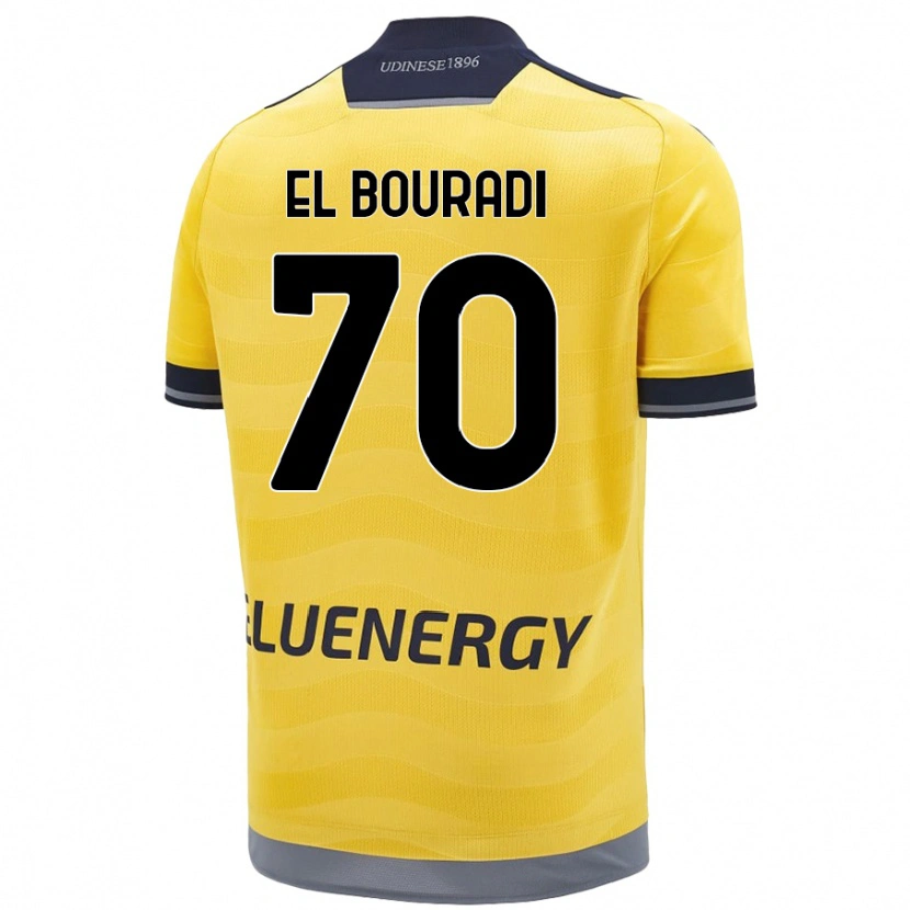 Danxen Kvinnor Walid El Bouradi #70 Gyllene Bortatröja Matchtröjor 2024/25 Tröjor T-Tröja