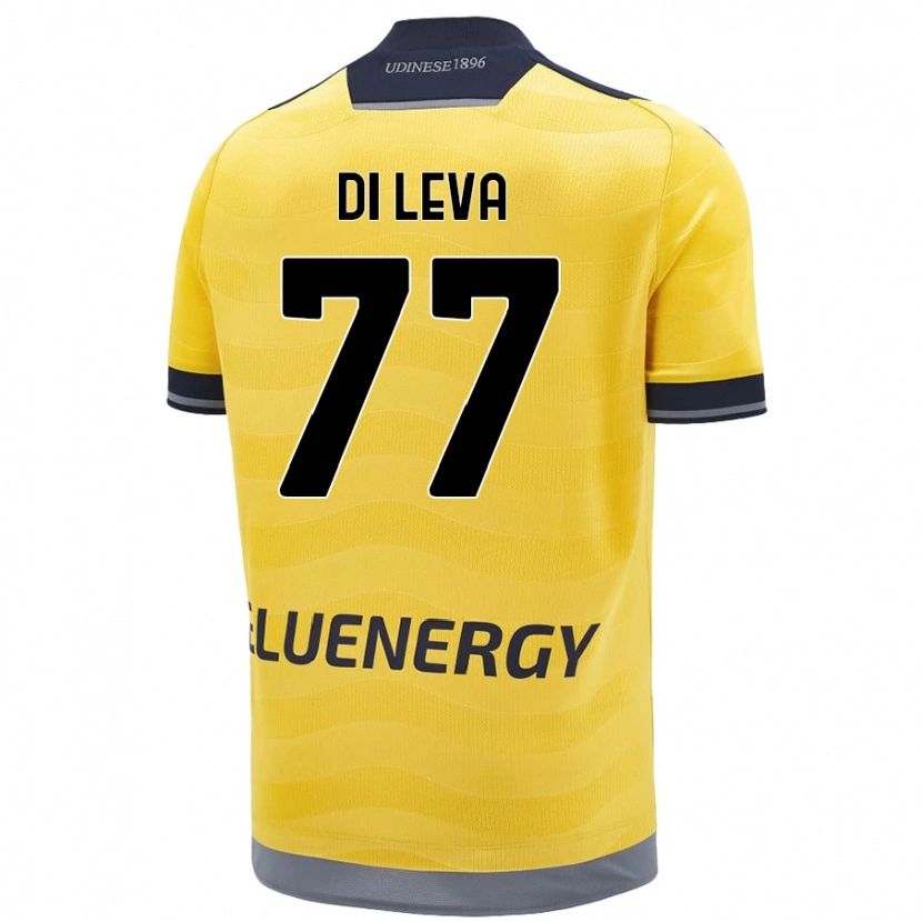 Danxen Kvinnor Vincenzo Di Leva #77 Gyllene Bortatröja Matchtröjor 2024/25 Tröjor T-Tröja