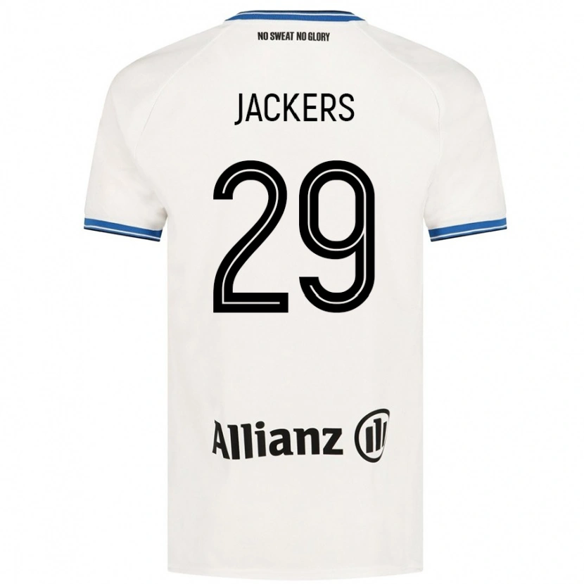 Danxen Kvinnor Nordin Jackers #29 Vit Bortatröja Matchtröjor 2024/25 Tröjor T-Tröja