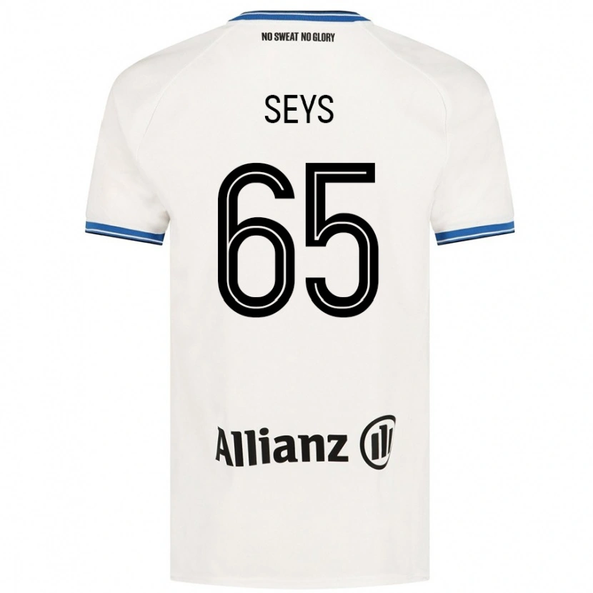 Danxen Kvinnor Joaquin Seys #65 Vit Bortatröja Matchtröjor 2024/25 Tröjor T-Tröja