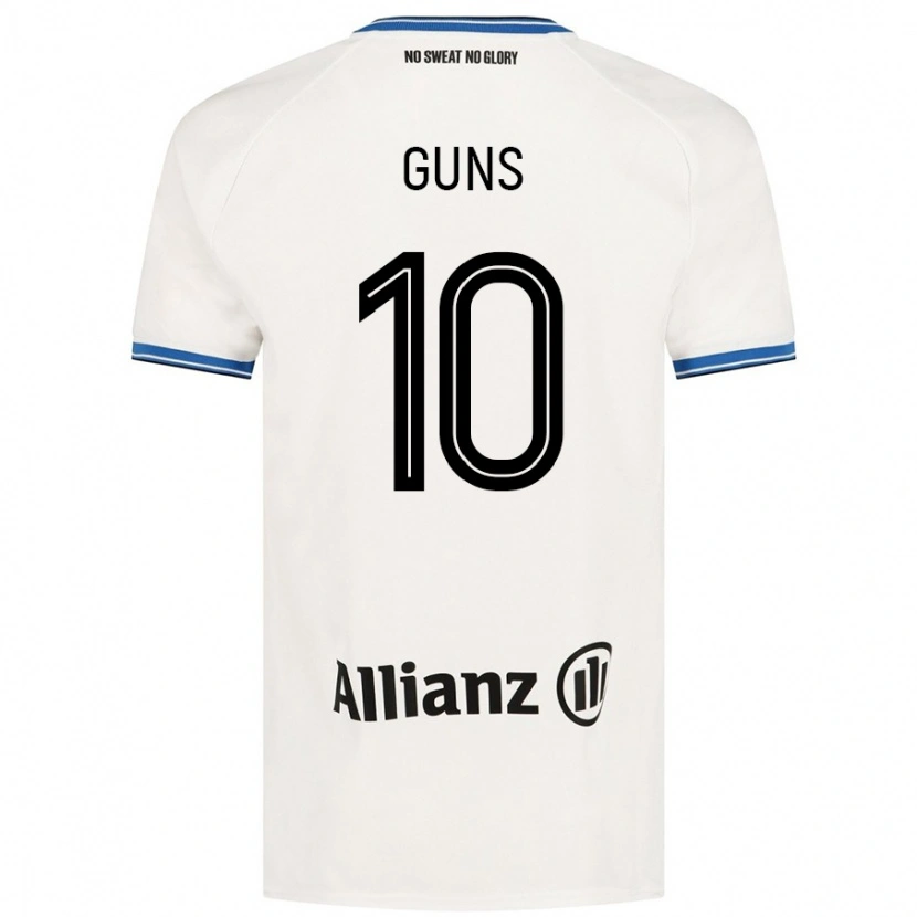Danxen Kvinnor Celien Guns #10 Vit Bortatröja Matchtröjor 2024/25 Tröjor T-Tröja