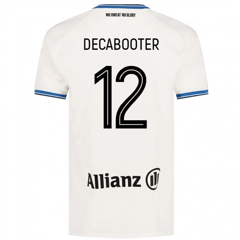 Danxen Kvinnor Marith Decabooter #12 Vit Bortatröja Matchtröjor 2024/25 Tröjor T-Tröja