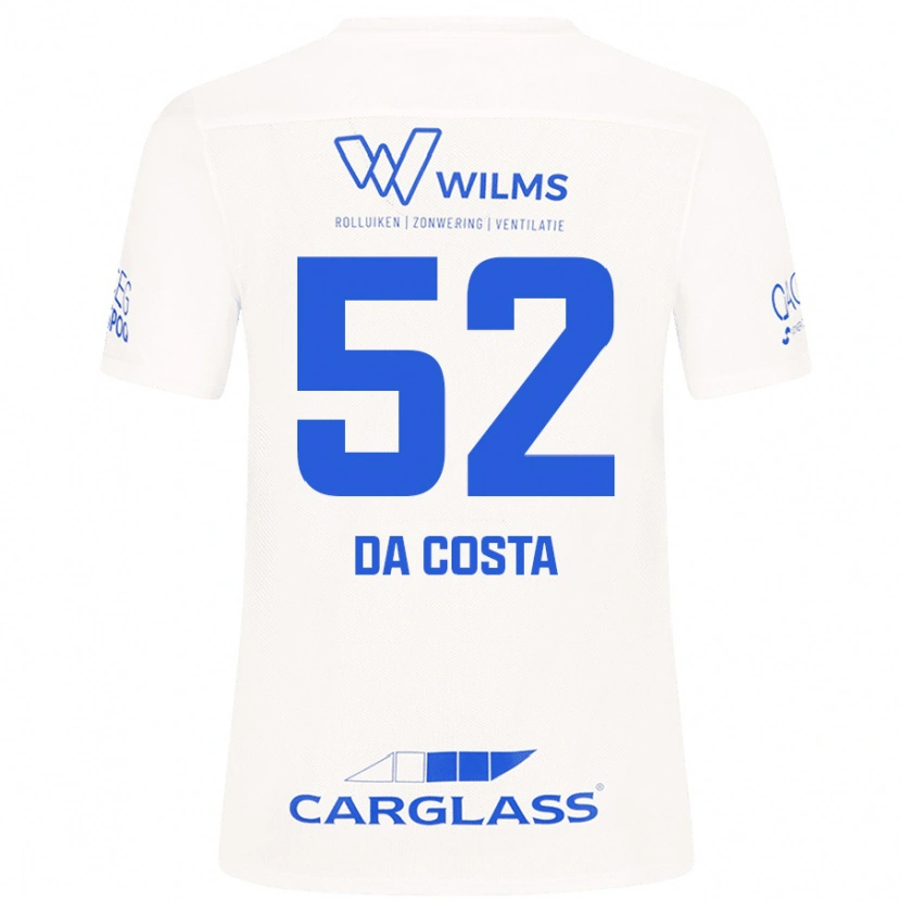 Danxen Kvinnor Wilson Da Costa #52 Vit Bortatröja Matchtröjor 2024/25 Tröjor T-Tröja