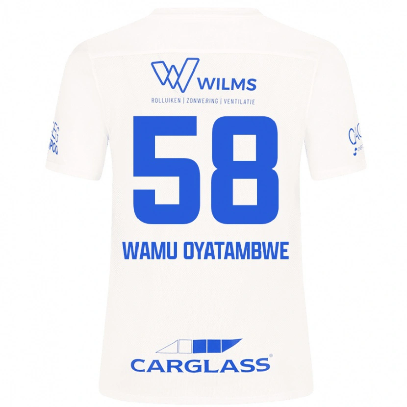 Danxen Kvinnor Matthias Wamu Oyatambwe #58 Vit Bortatröja Matchtröjor 2024/25 Tröjor T-Tröja