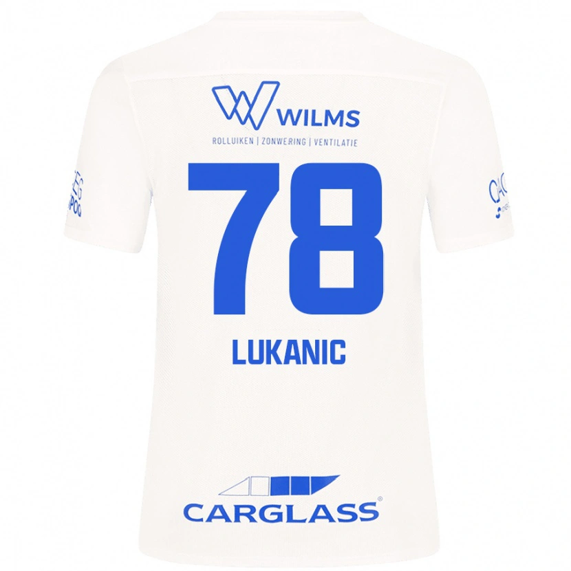Danxen Kvinnor Luka Lukanic #78 Vit Bortatröja Matchtröjor 2024/25 Tröjor T-Tröja