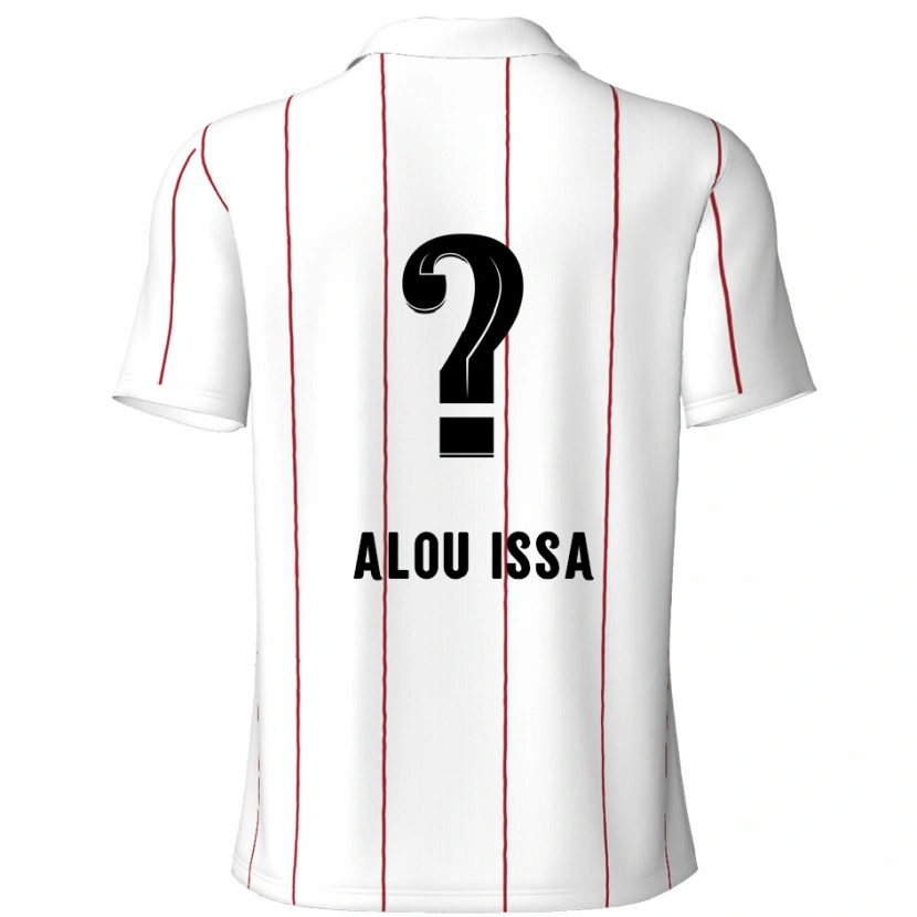 Danxen Kvinnor Benjamin Alou Issa #0 Vit Svart Bortatröja Matchtröjor 2024/25 Tröjor T-Tröja