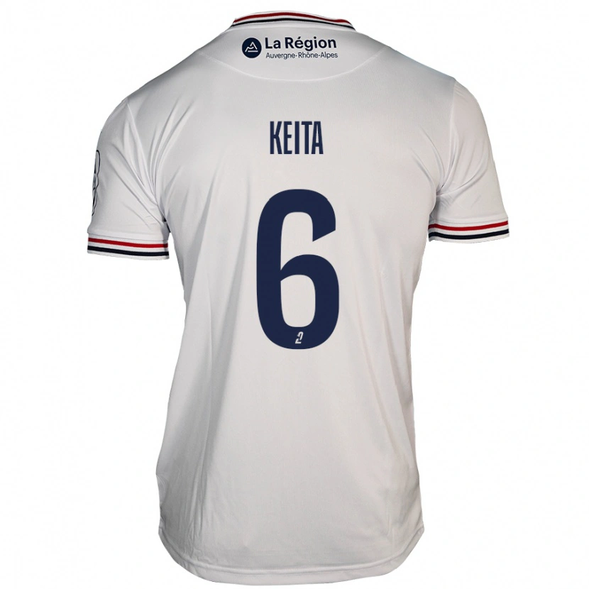Danxen Kvinnor Habib Keïta #6 Vit Bortatröja Matchtröjor 2024/25 Tröjor T-Tröja
