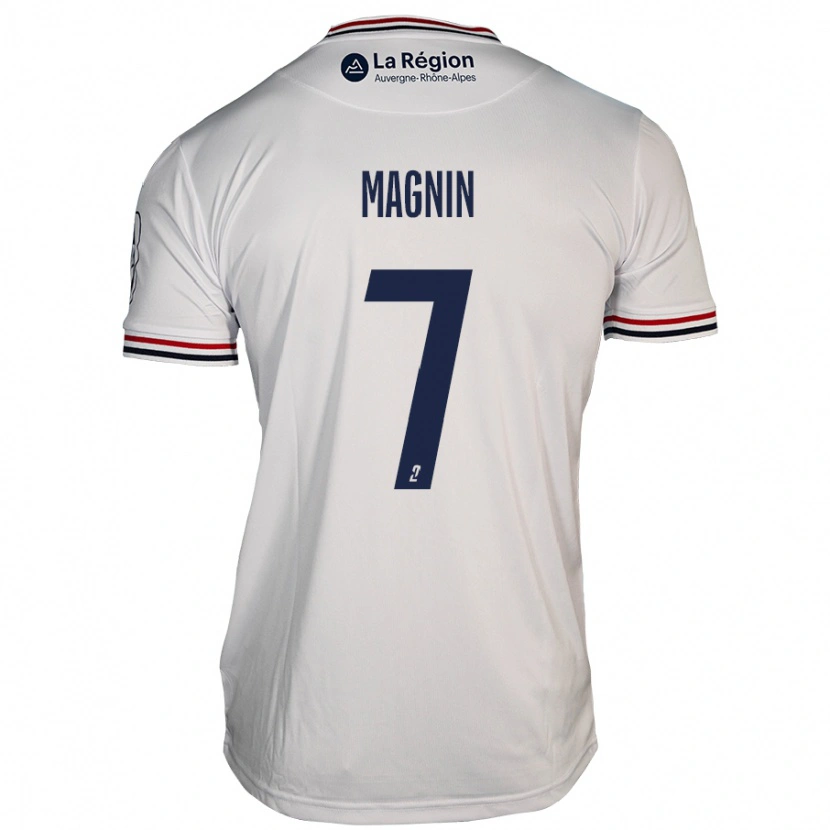 Danxen Kvinnor Yohann Magnin #7 Vit Bortatröja Matchtröjor 2024/25 Tröjor T-Tröja