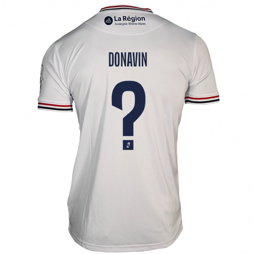 Danxen Kvinnor Matys Donavin #0 Vit Bortatröja Matchtröjor 2024/25 Tröjor T-Tröja