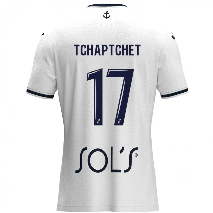 Danxen Kvinnor Chanel Tchaptchet #17 Vit Mörkblå Bortatröja Matchtröjor 2024/25 Tröjor T-Tröja