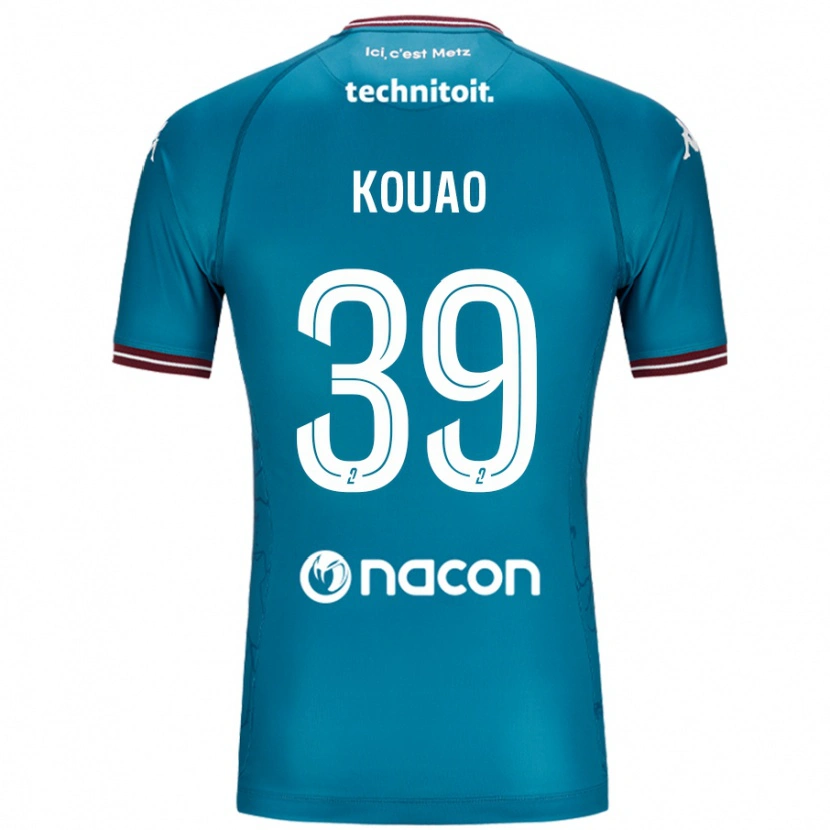 Danxen Kvinnor Koffi Kouao #39 Bleu Bensin Bortatröja Matchtröjor 2024/25 Tröjor T-Tröja