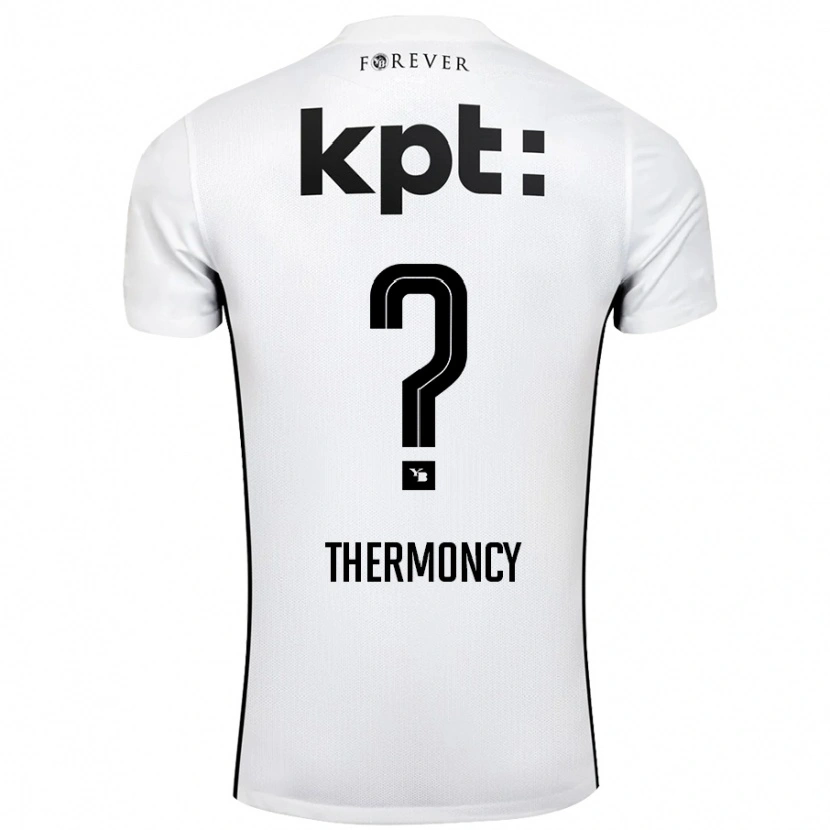 Danxen Kvinnor Keeto Thermoncy #0 Vit Svart Bortatröja Matchtröjor 2024/25 Tröjor T-Tröja