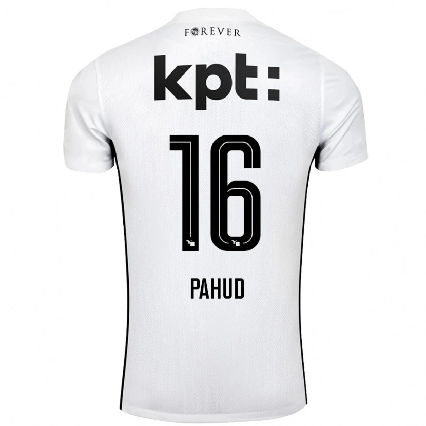 Danxen Kvinnor Ciril Pahud #16 Vit Svart Bortatröja Matchtröjor 2024/25 Tröjor T-Tröja