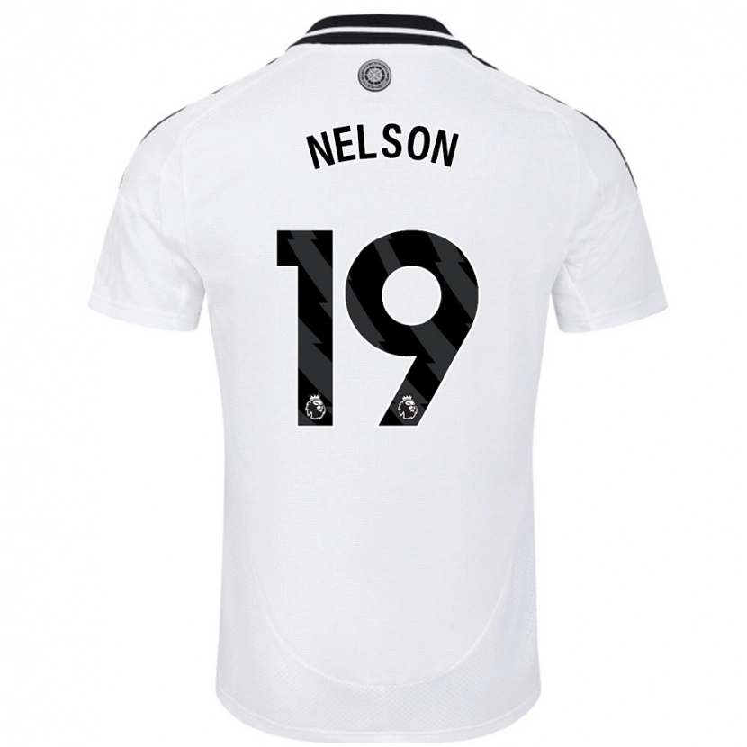 Danxen Barn Reiss Nelson #19 Vit Hemmatröja Matchtröjor 2024/25 Tröjor T-Tröja