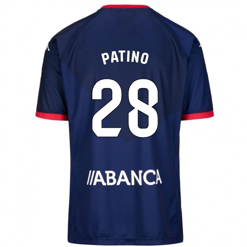 Danxen Barn Charlie Patino #28 Marinblå Bortatröja Matchtröjor 2024/25 Tröjor T-Tröja