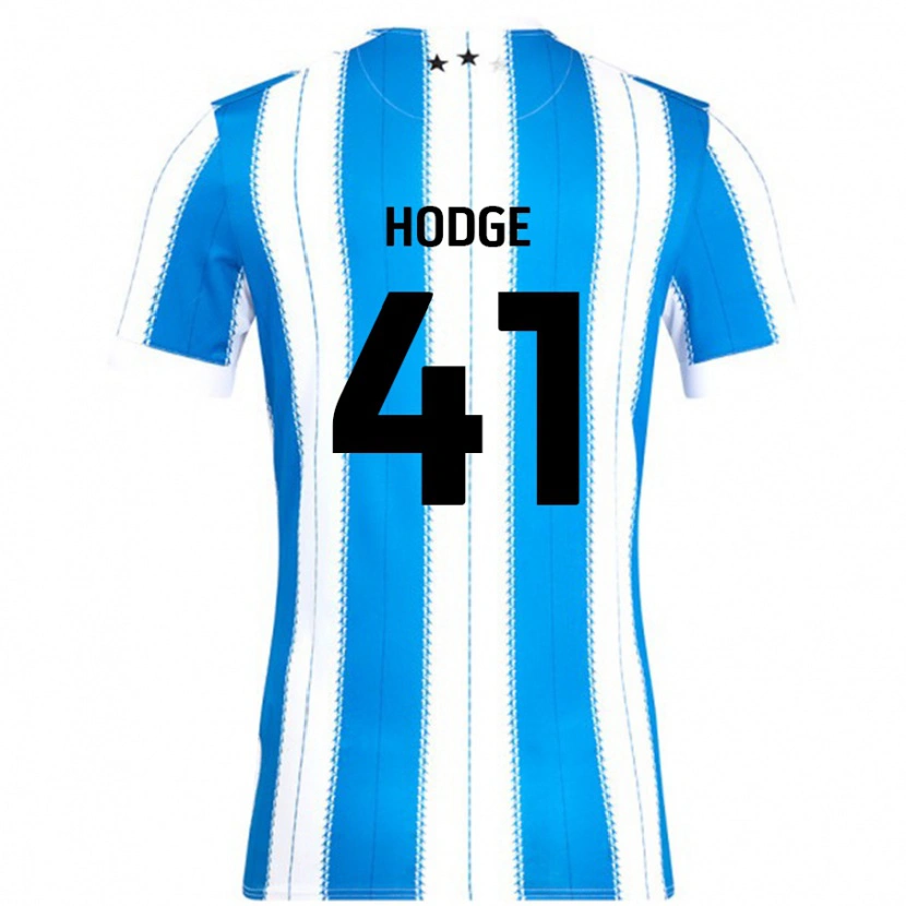 Danxen Barn Joe Hodge #41 Blå Vit Hemmatröja Matchtröjor 2024/25 Tröjor T-Tröja