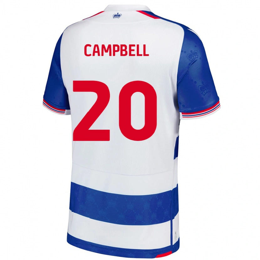 Danxen Barn Chem Campbell #20 Blå Vit Hemmatröja Matchtröjor 2024/25 Tröjor T-Tröja