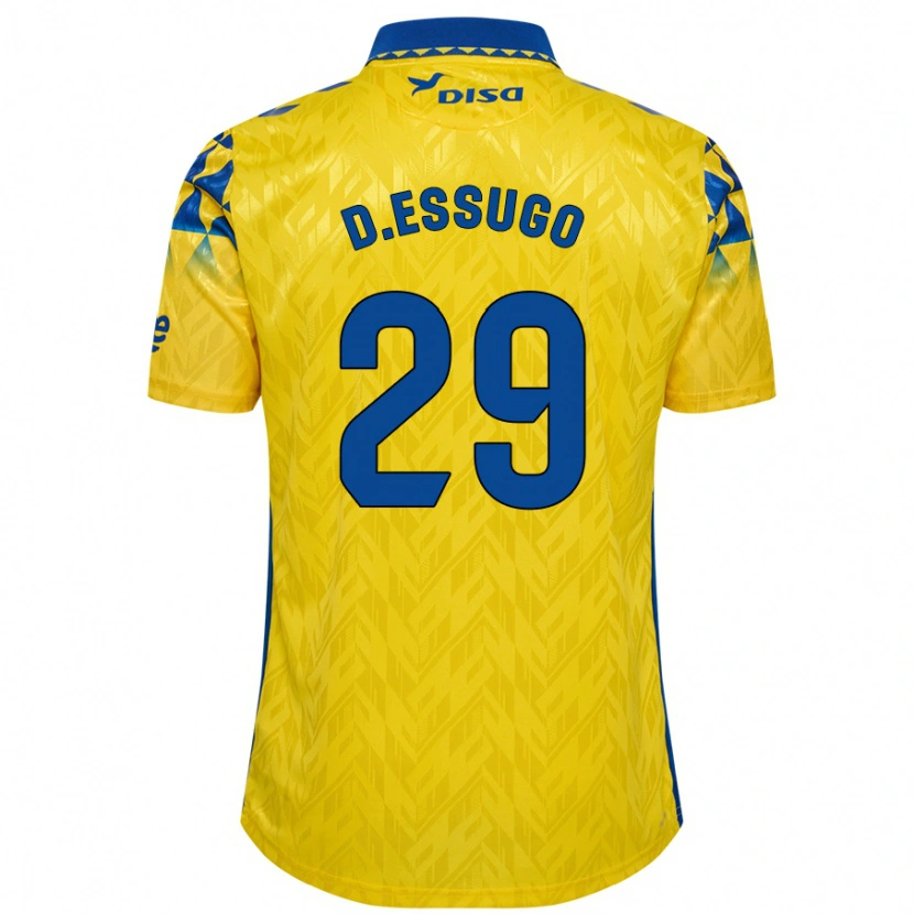 Danxen Barn Dário Essugo #29 Gul Blå Hemmatröja Matchtröjor 2024/25 Tröjor T-Tröja