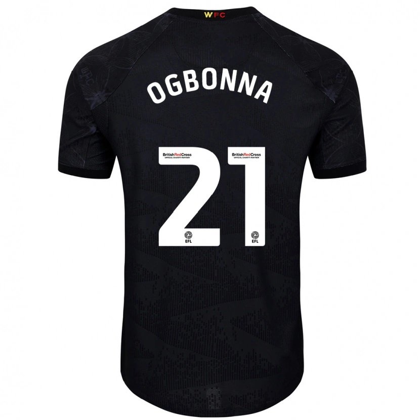 Danxen Barn Angelo Ogbonna #21 Svart Vit Bortatröja Matchtröjor 2024/25 Tröjor T-Tröja