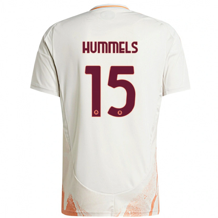 Danxen Barn Mats Hummels #15 Grädde Vit Orange Bortatröja Matchtröjor 2024/25 Tröjor T-Tröja