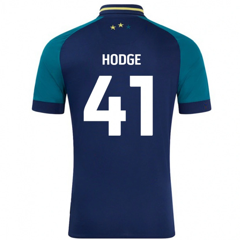 Danxen Barn Joe Hodge #41 Marinblå Mörkgrön Bortatröja Matchtröjor 2024/25 Tröjor T-Tröja