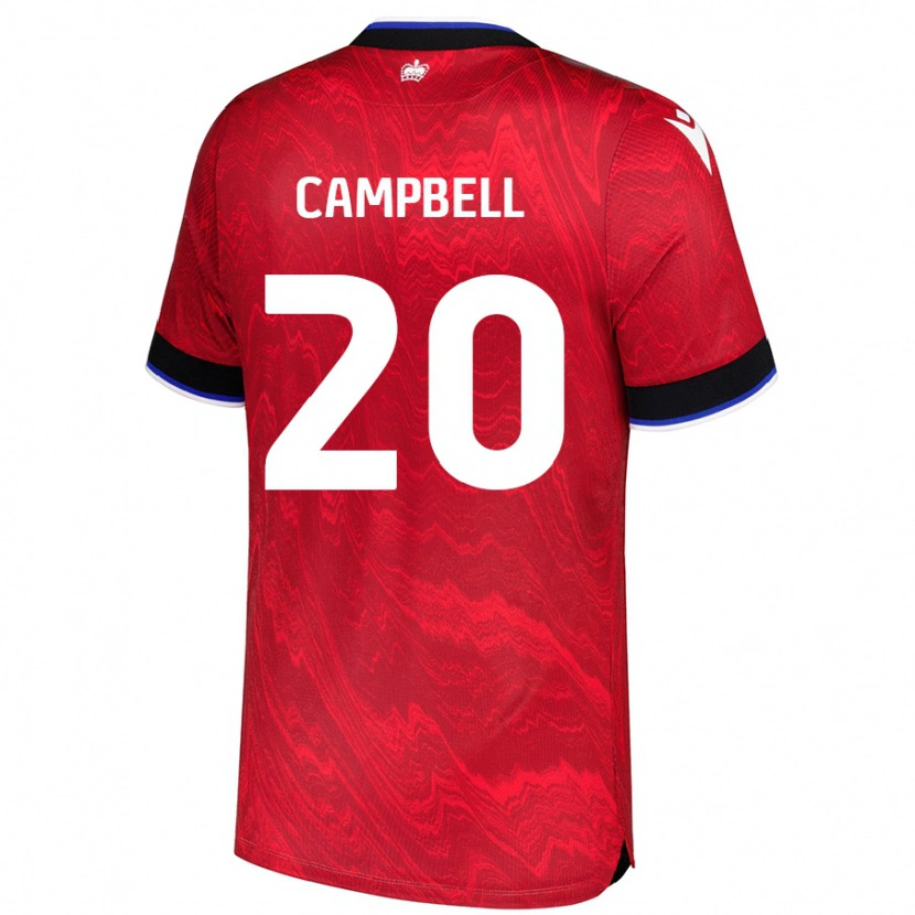 Danxen Barn Chem Campbell #20 Röd Svart Bortatröja Matchtröjor 2024/25 Tröjor T-Tröja