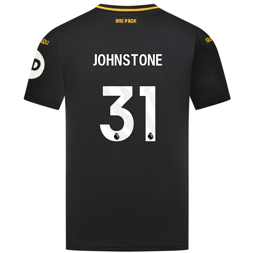 Danxen Barn Sam Johnstone #31 Svart Bortatröja Matchtröjor 2024/25 Tröjor T-Tröja