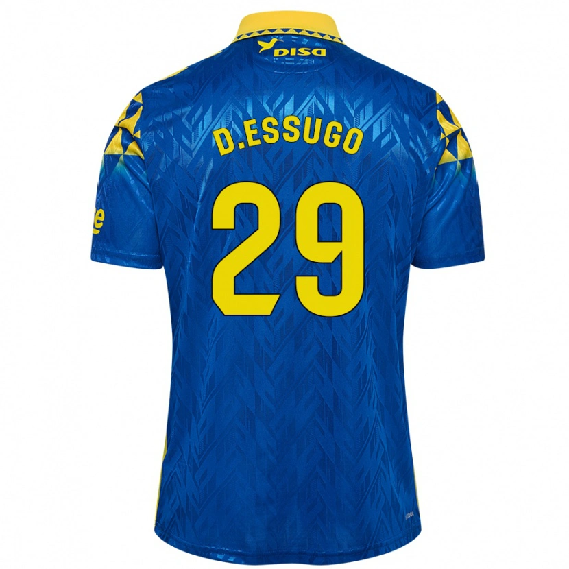 Danxen Barn Dário Essugo #29 Blå Gul Bortatröja Matchtröjor 2024/25 Tröjor T-Tröja