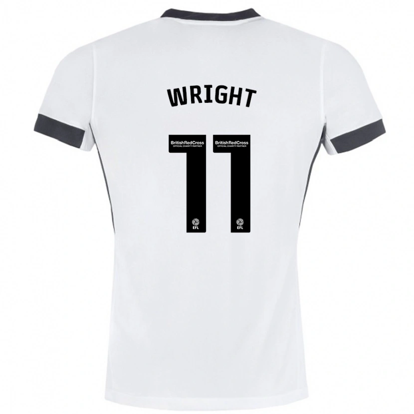 Danxen Barn Scott Wright #11 Vit Svart Bortatröja Matchtröjor 2024/25 Tröjor T-Tröja