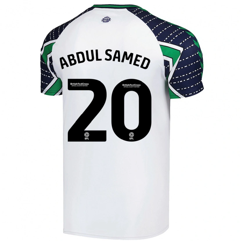 Danxen Barn Salis Abdul Samed #20 Vit Bortatröja Matchtröjor 2024/25 Tröjor T-Tröja