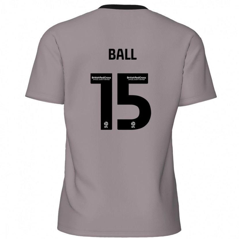 Danxen Barn Dominic Ball #15 Grå Bortatröja Matchtröjor 2024/25 Tröjor T-Tröja