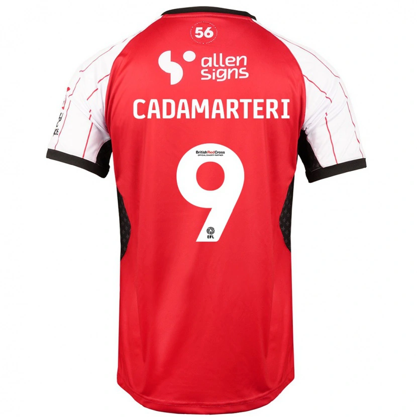 Danxen Barn Bailey Cadamarteri #9 Vit Hemmatröja Matchtröjor 2024/25 Tröjor T-Tröja