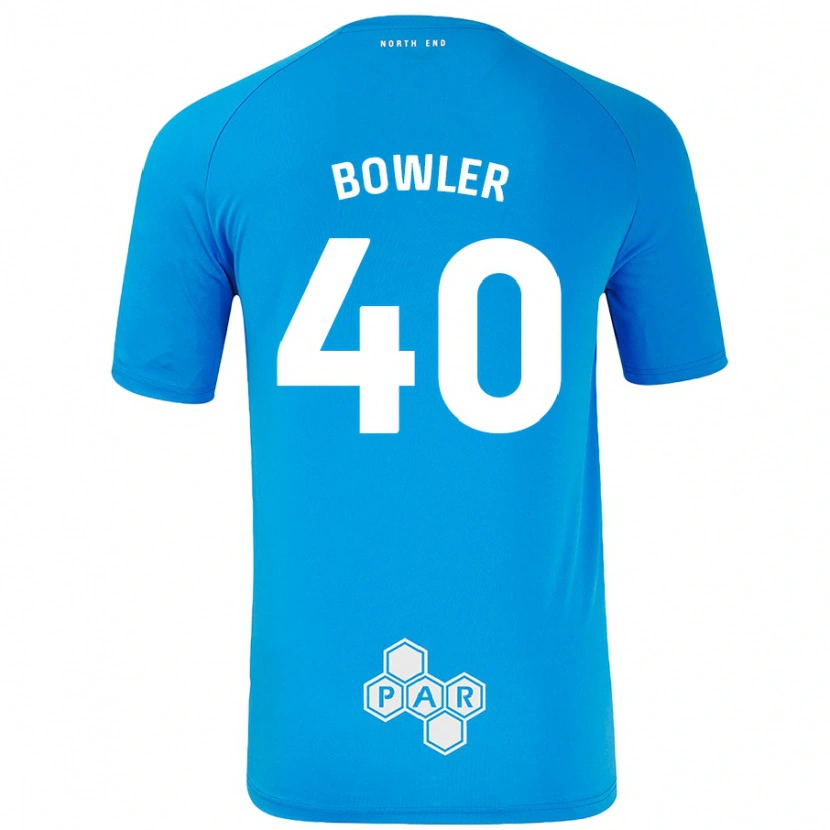 Danxen Barn Josh Bowler #40 Himmelsblå Bortatröja Matchtröjor 2024/25 Tröjor T-Tröja