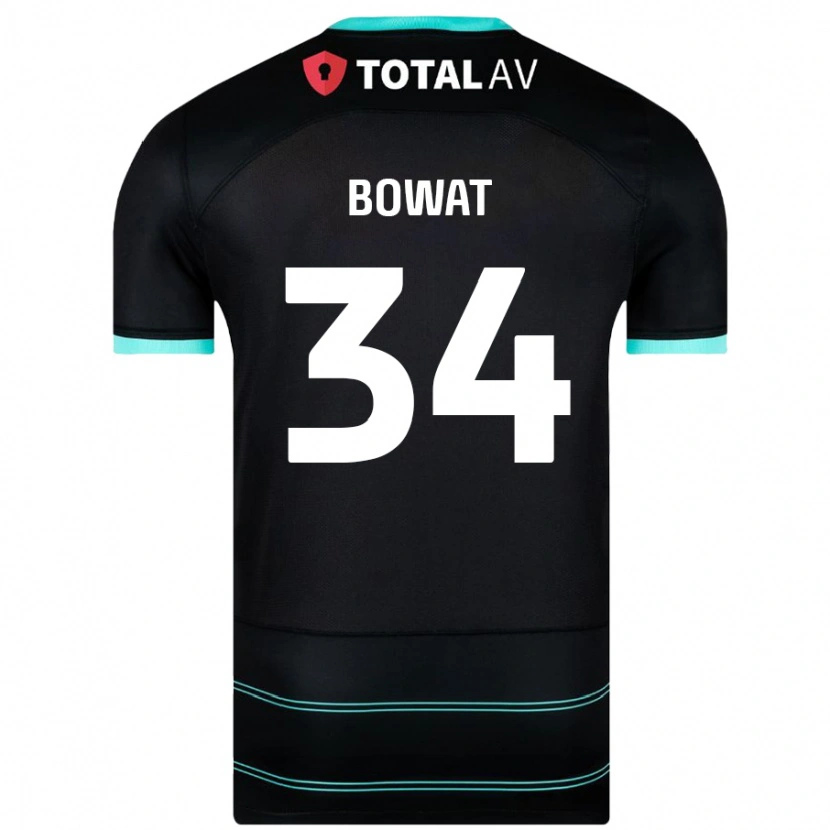 Danxen Barn Ibane Bowat #34 Svart Bortatröja Matchtröjor 2024/25 Tröjor T-Tröja
