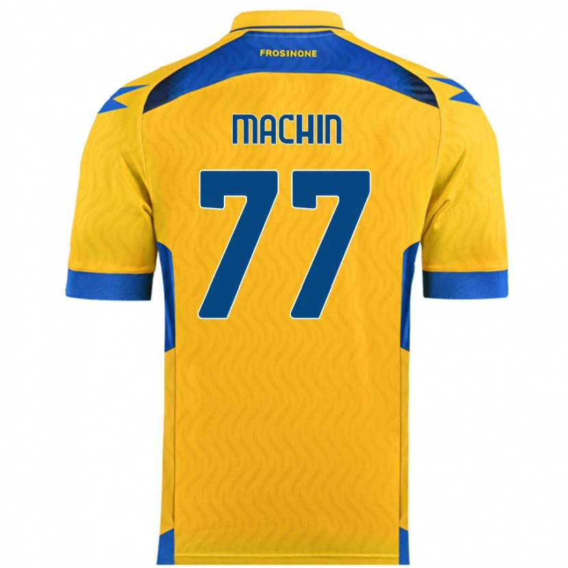 Danxen Barn José Machín #77 Gul Hemmatröja Matchtröjor 2024/25 Tröjor T-Tröja