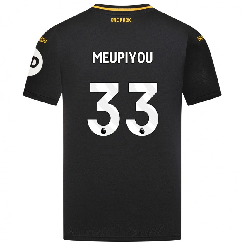 Danxen Barn Bastien Meupiyou #33 Svart Bortatröja Matchtröjor 2024/25 Tröjor T-Tröja