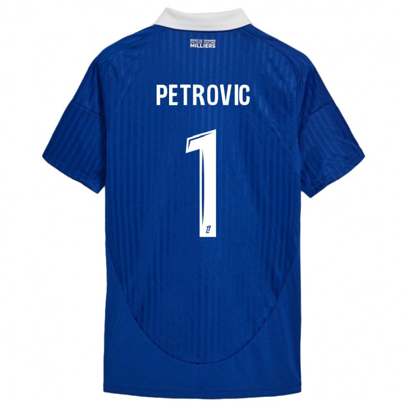 Danxen Män Djordje Petrovic #1 Blå Vit Hemmatröja Matchtröjor 2024/25 Tröjor T-Tröja