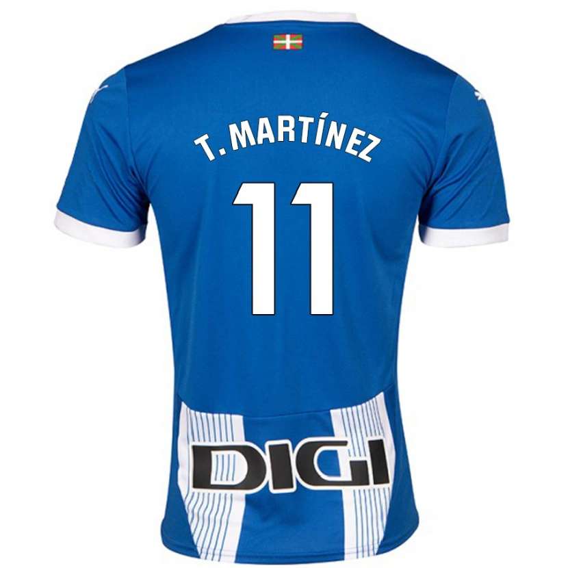 Danxen Män Toni Martínez #11 Blå Hemmatröja Matchtröjor 2024/25 Tröjor T-Tröja